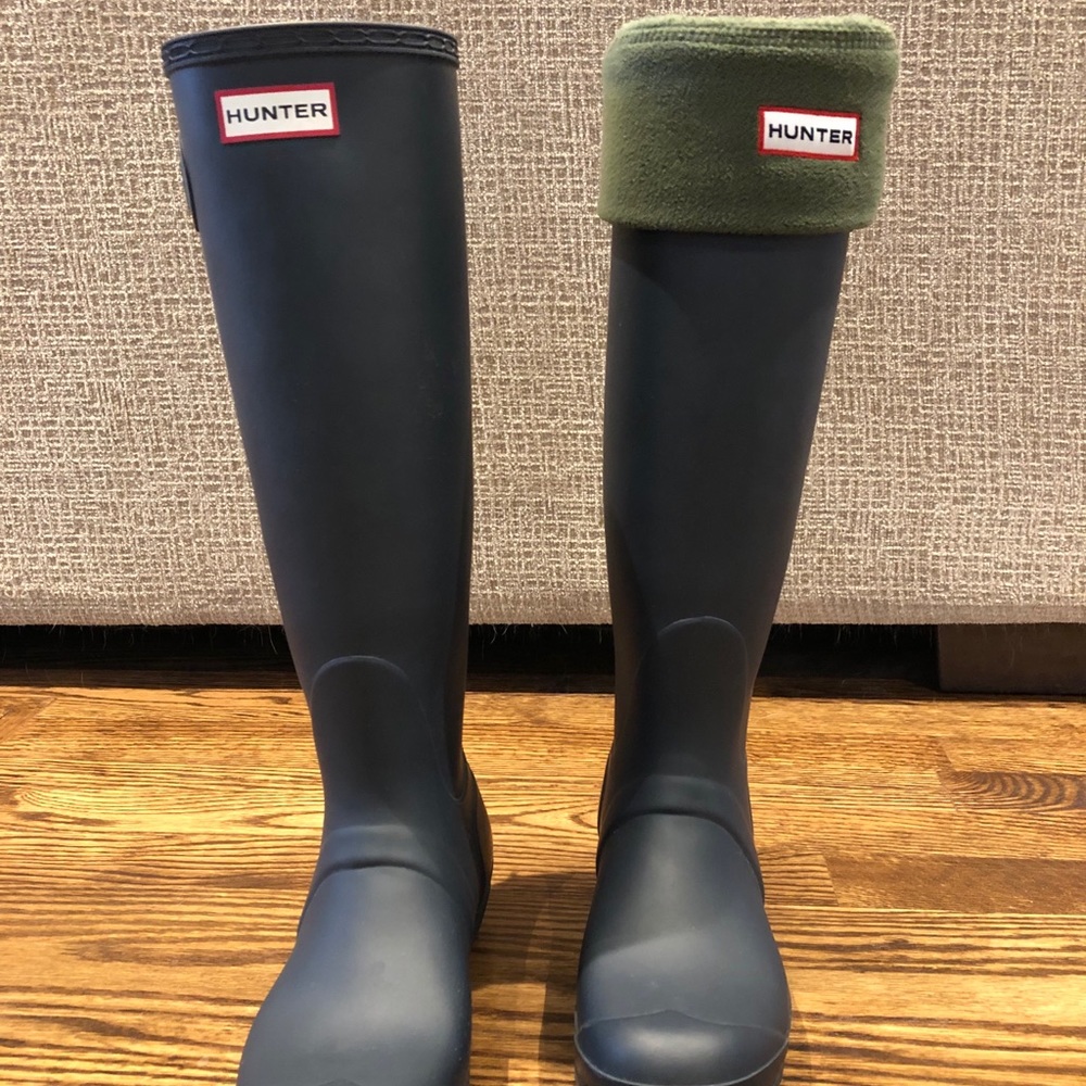 Women’s Tall Hunter Boots and Wellie Socks